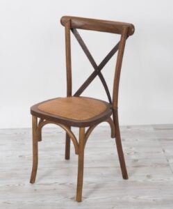 SED027 Sedia croce scura