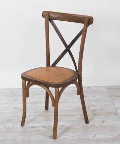 SED027 Sedia croce scura